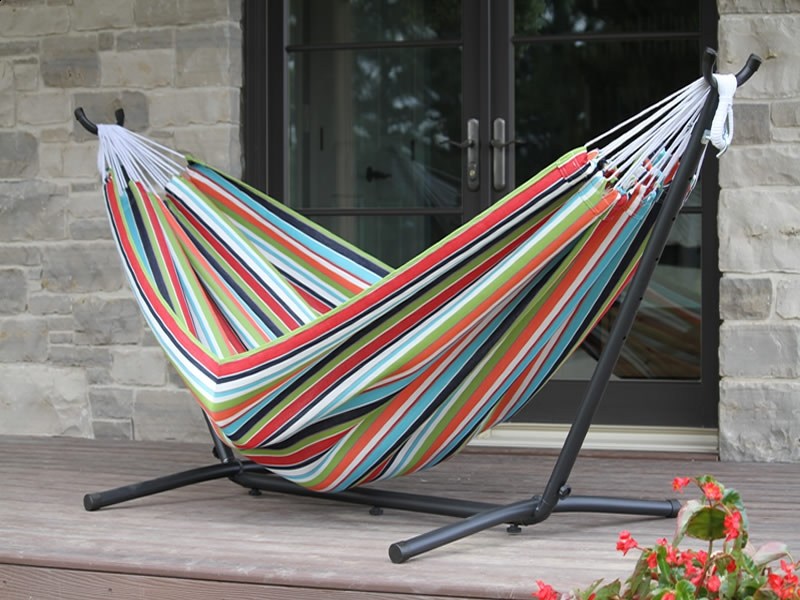 Hamak Sunbrella ze stojakiem metalowym 8f