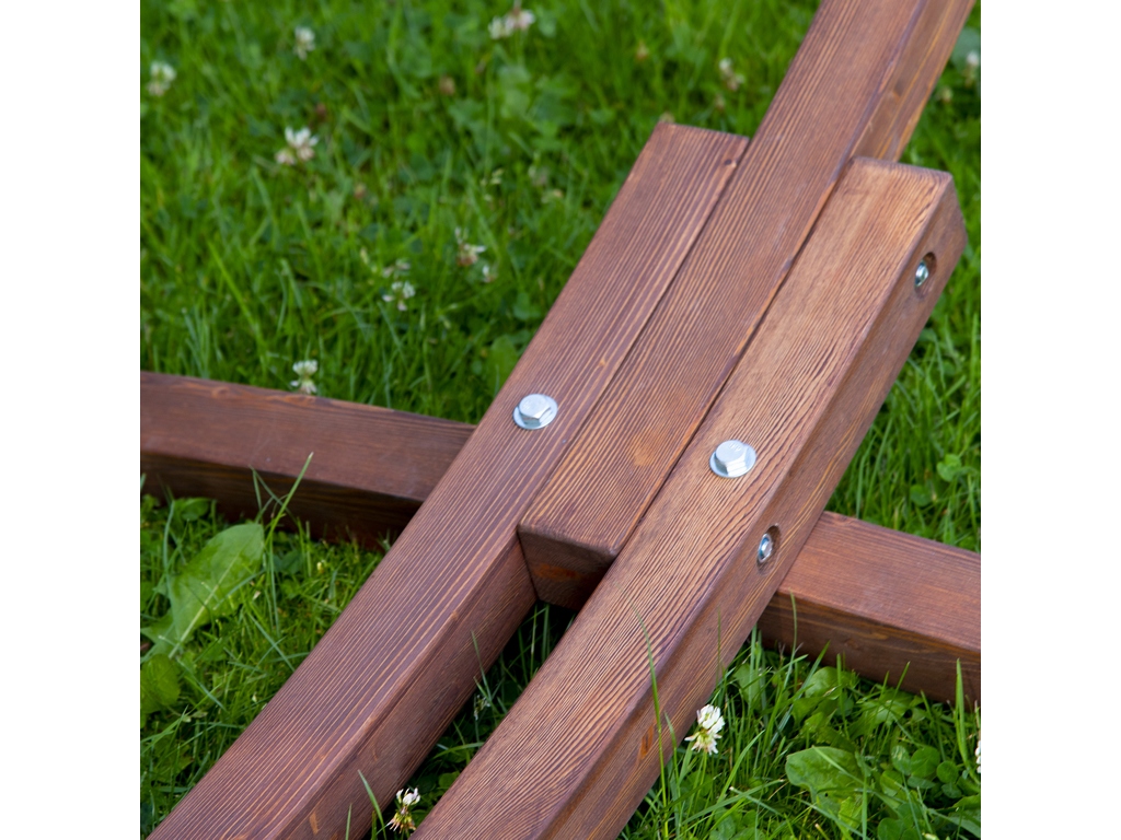 Drewniany stojak hamakowy 10S