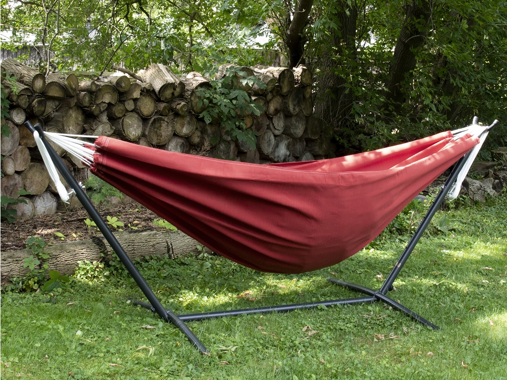 Hamak Sunbrella ze stojakiem metalowym 8f