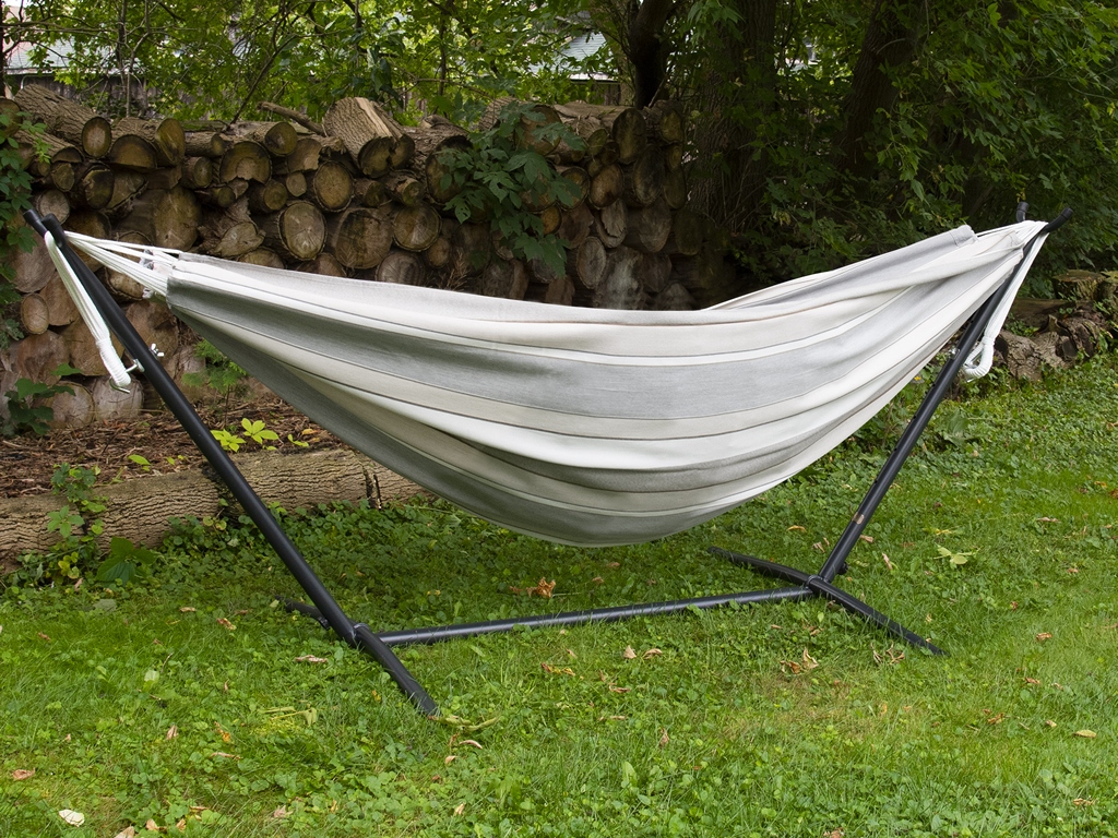 Hamak Sunbrella ze stojakiem metalowym 8f