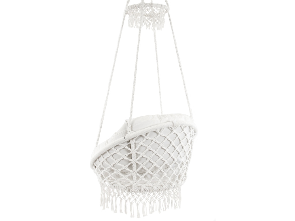 Wiszący fotel Deluxe Macrame