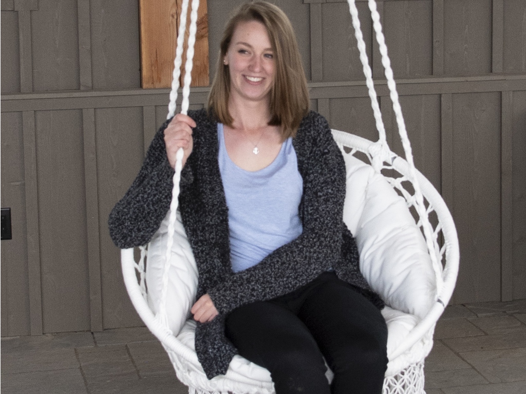 Wiszący fotel Deluxe Macrame