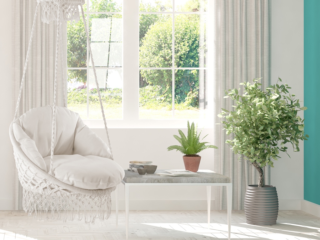 Wiszący fotel Deluxe Macrame