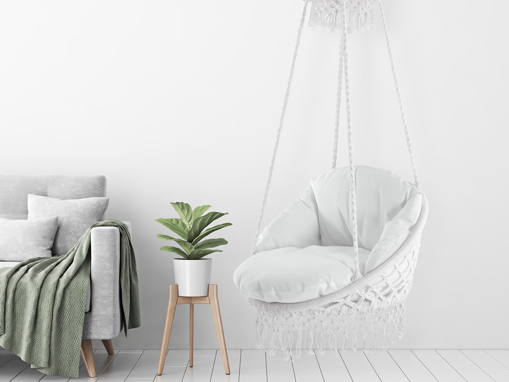 Wiszący fotel Deluxe Macrame